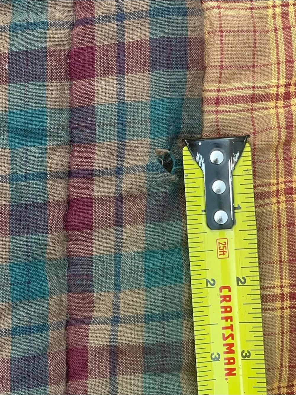 Vintage Cozy Things 100% Cotton Autumn Plaid Quilt Boho Full Queen 🍂✨